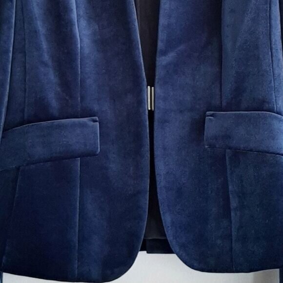 Esprit Deep Blue Velvet Blazer - Picture 4 of 16